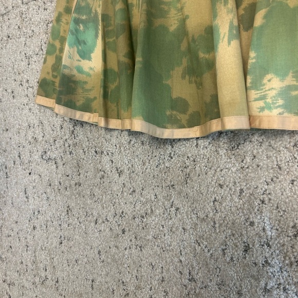 Odille (Anthropologie) Sz.12 cotton skirt just dry cleaned! Pleated beautiful - Picture 4 of 9